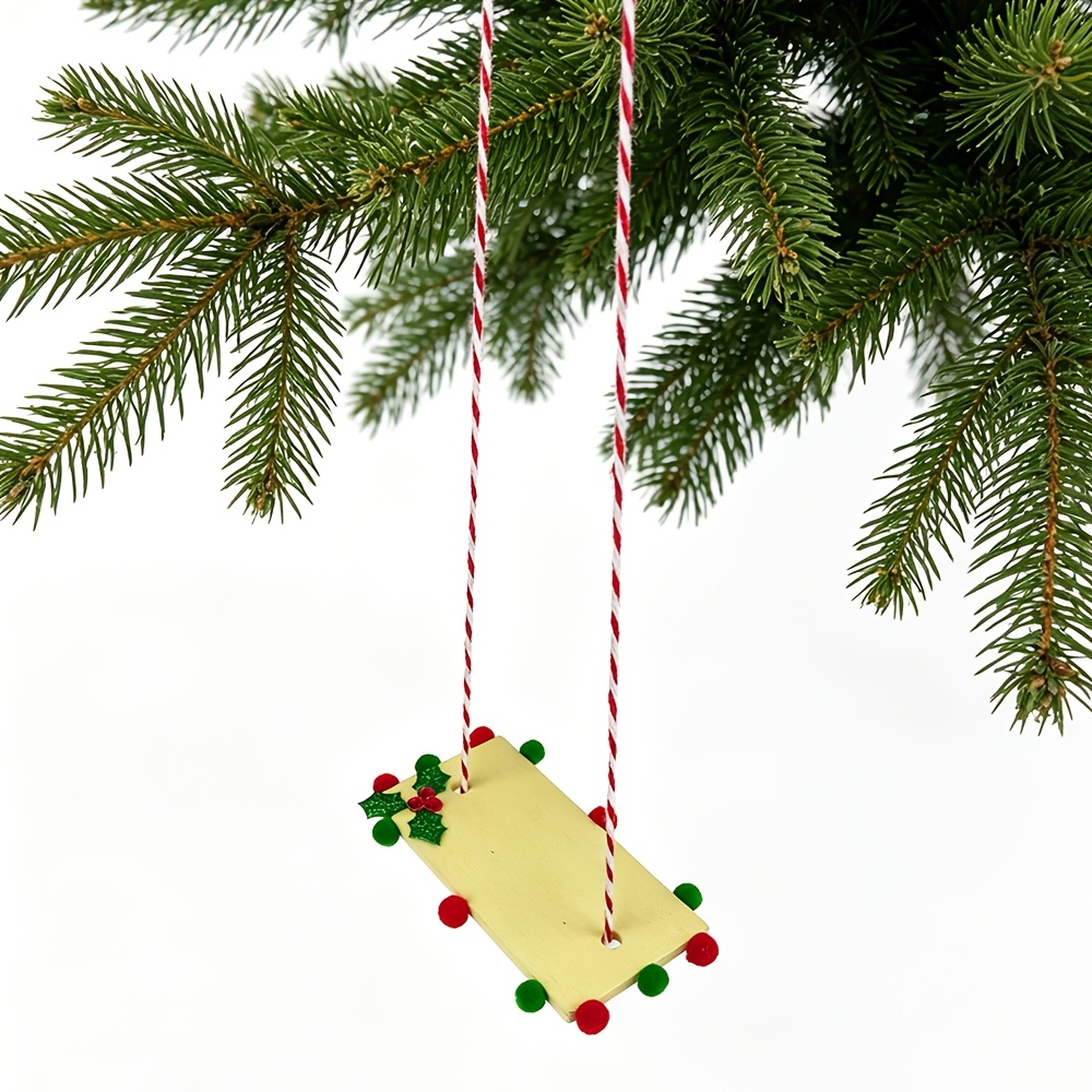 Image of Christmas Ornaments, Christmas Hanging Decorations, Elf Props, Christmas Mini Swings