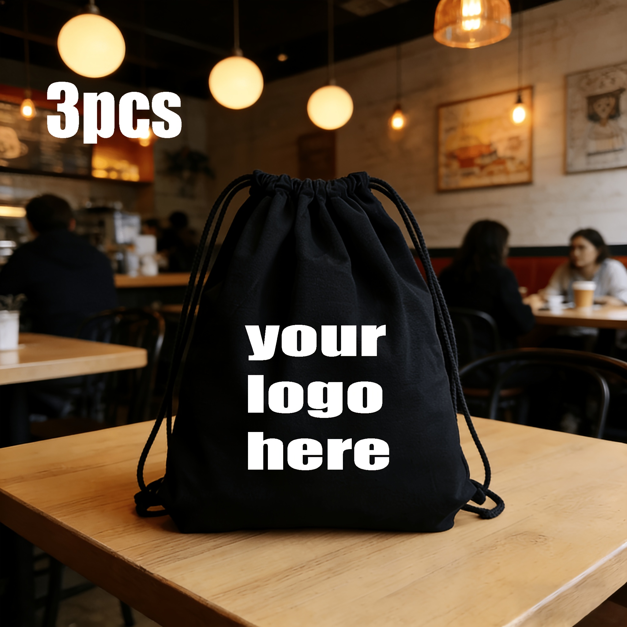 TEMU 3pcs Personalized Drawstring Gym Bag, Customizable Sports Backpack - Basketball Backpack, Outdoor Bag For Men And Women, In Multiple Colors,