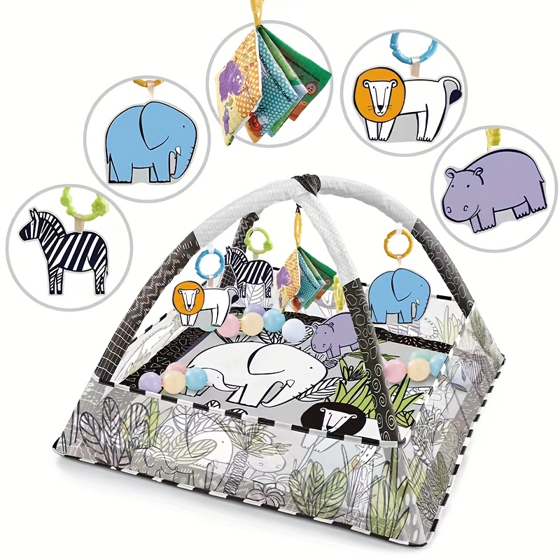 Ocean Ball Thema Speelmat Fitnessrek met Draagtas