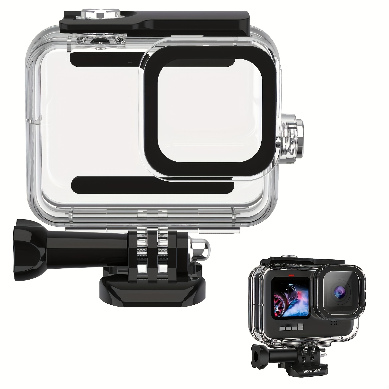 Image of 45m/147ft Underwater Case For Hero 13 12 11 10 9, High-quality Diving Protective Housing For Action Camera Underwater Shooting & Diving Photography