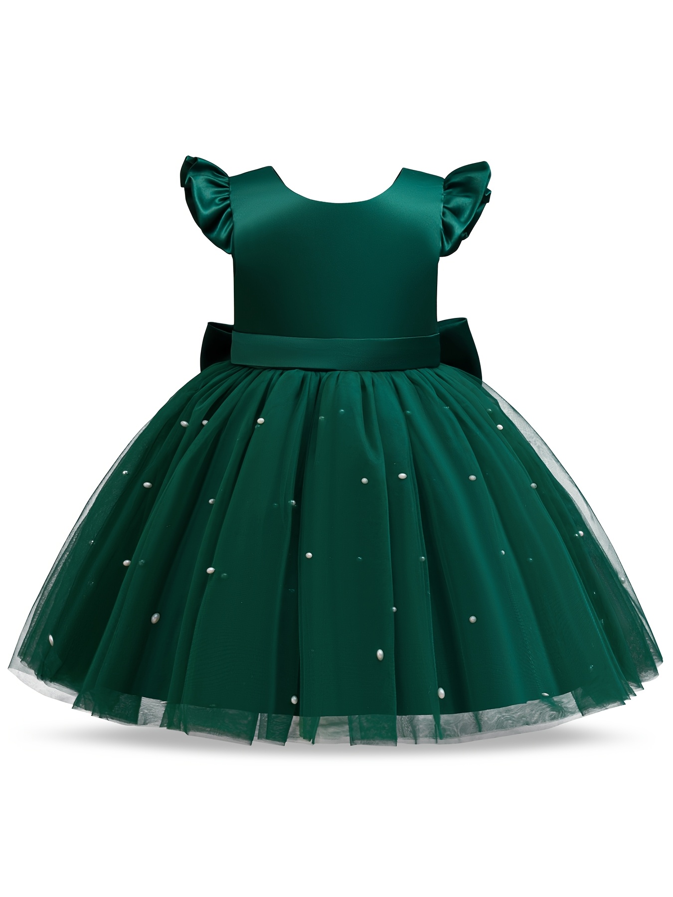 slim fit dress slacks Green Party Dresses For Kids High Low Cheap Flower Girl Dress ARD1289