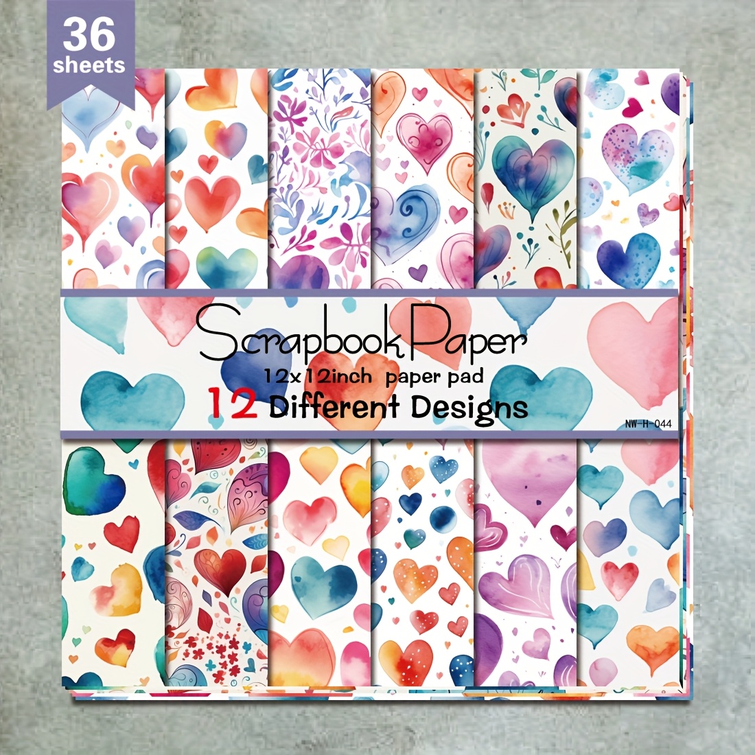 

36 12"x12" Diy , Decorative Scrapbooking Kit Aesthetic Decorative Wrapping Album Craft