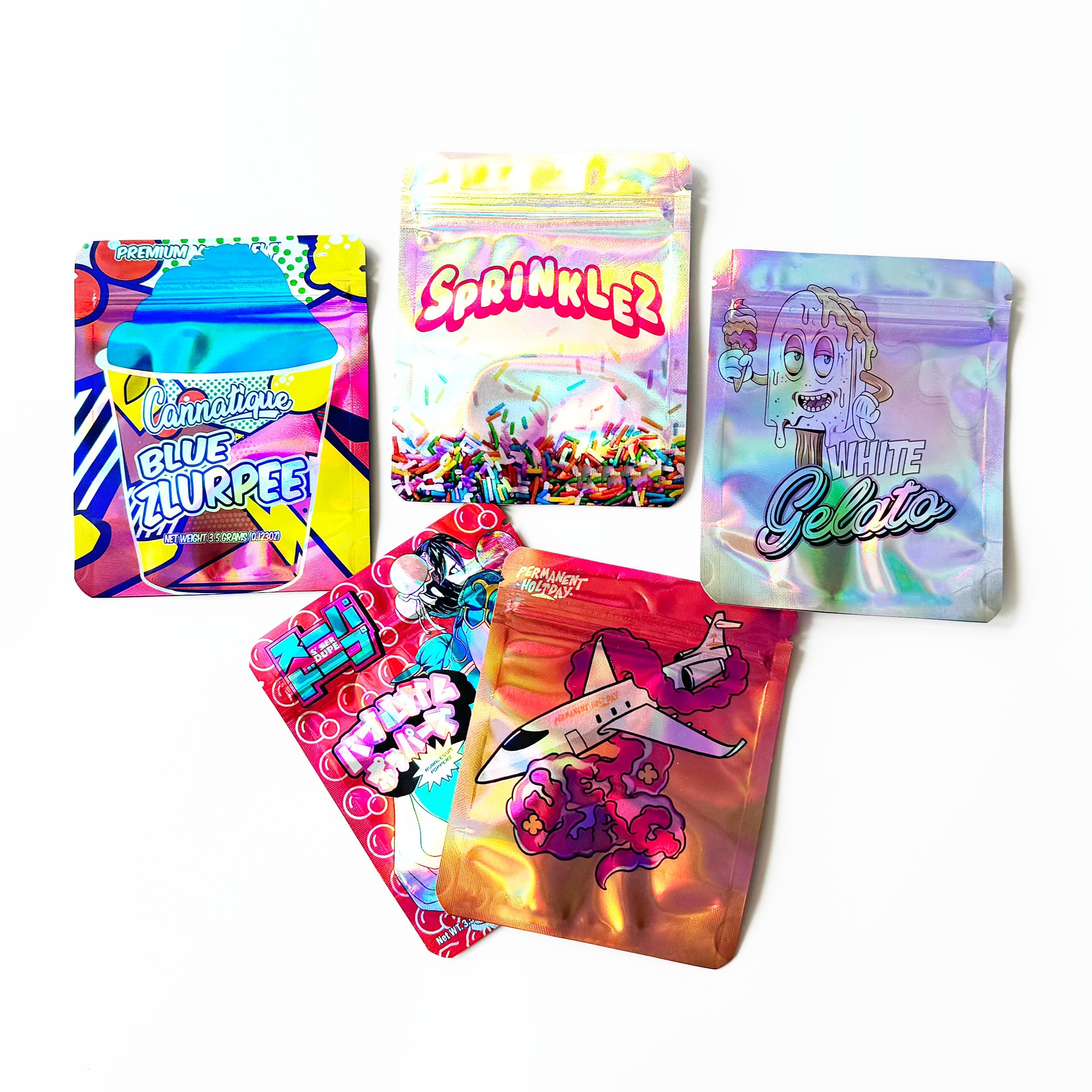 

3.5g 50/100pcs 3.5 Bag Bag, 83, Zip , Resealable Ziplock, , Packaging , 5 Mix