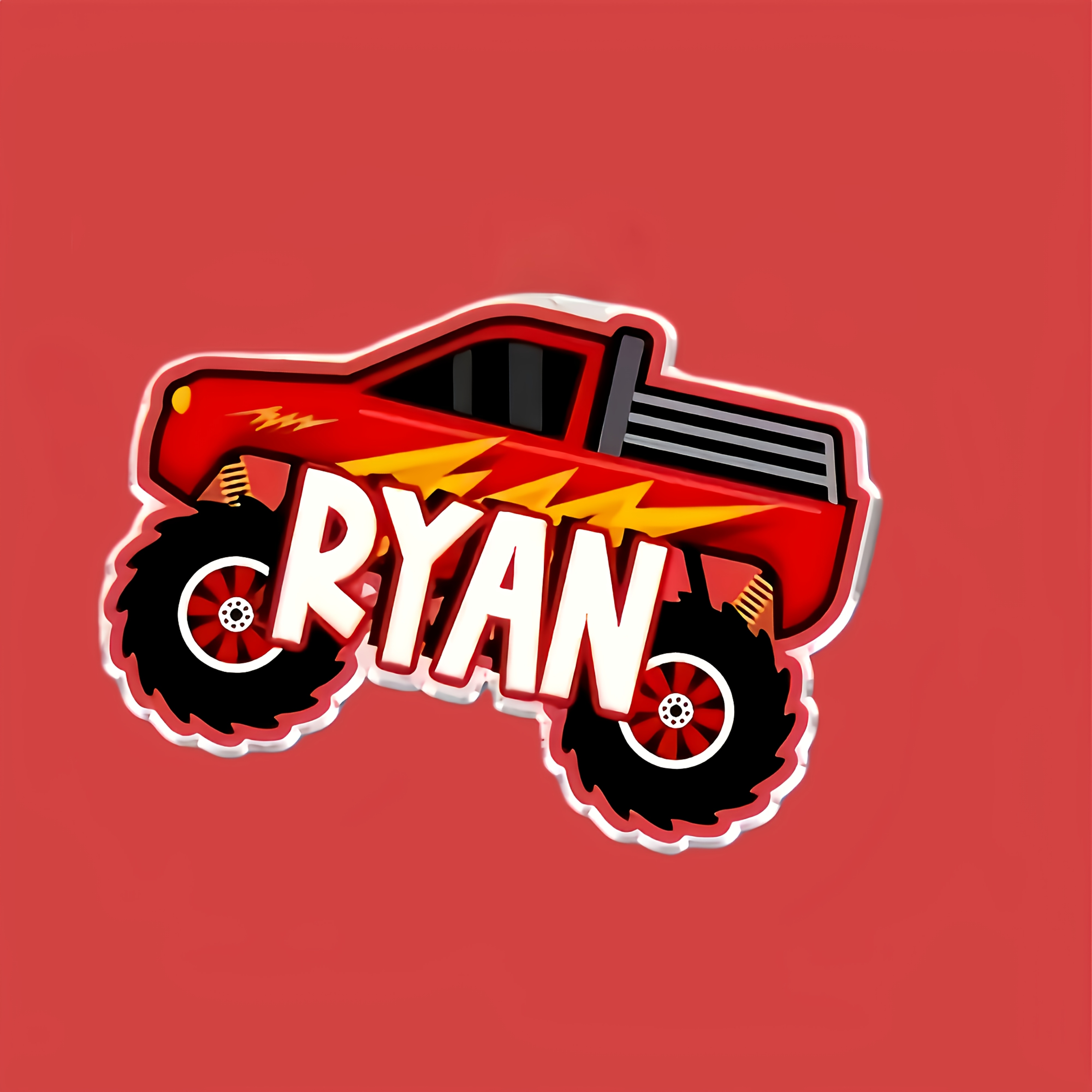 TEMU Étiquette nominative personnalisée 2D plate pour sac à dos Monster Truck – Étiquette de sac à dos et porte-clés personnalisés. Un incontournable
