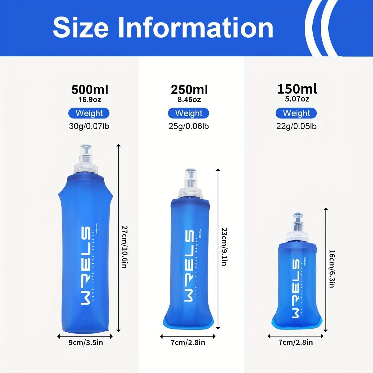 Keep Cool and Hydrated on the Go: Soft Folding Sport Water Bottle with Cover for Running and Hiking