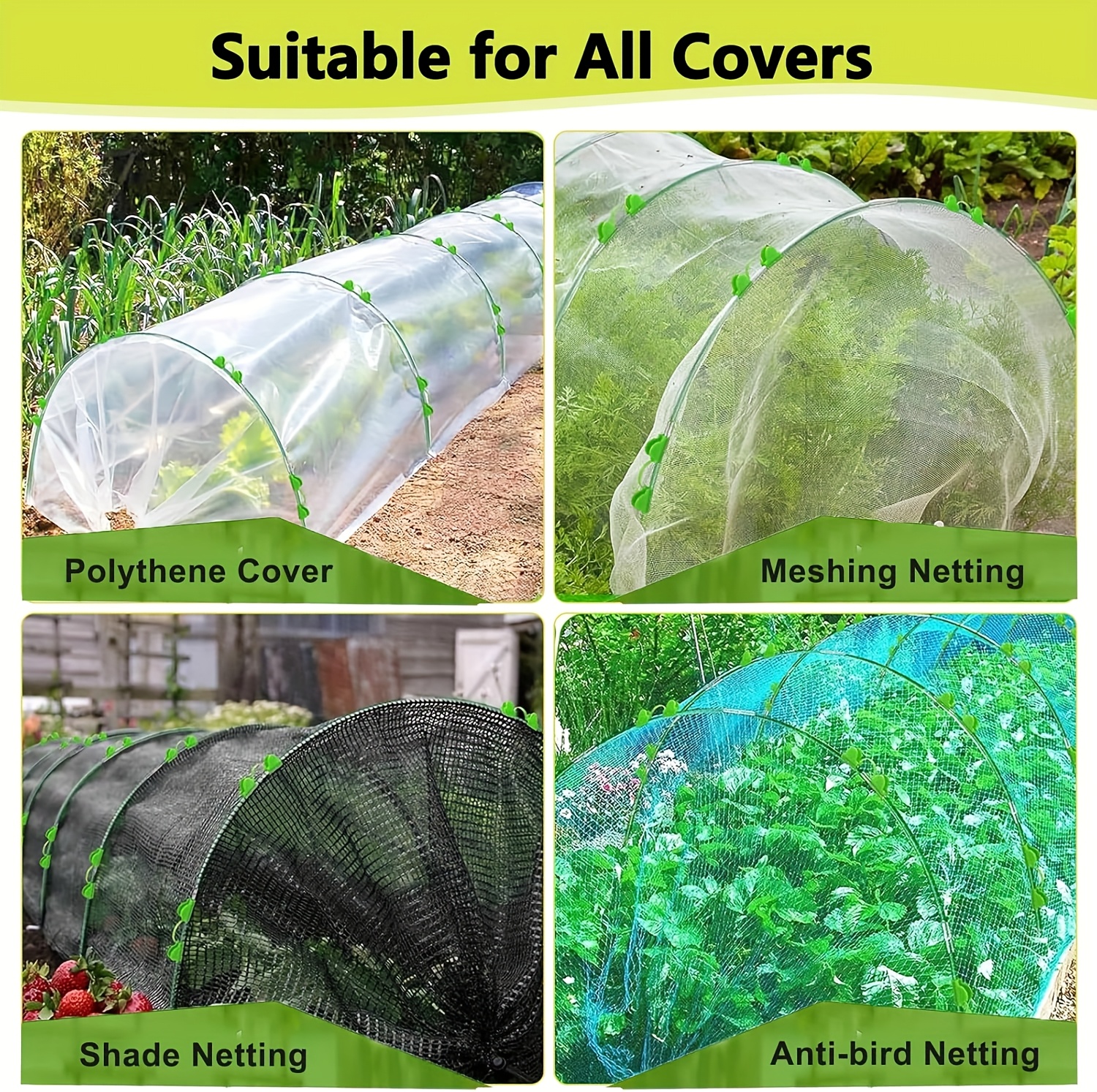Durable Plastic Garden Hoops