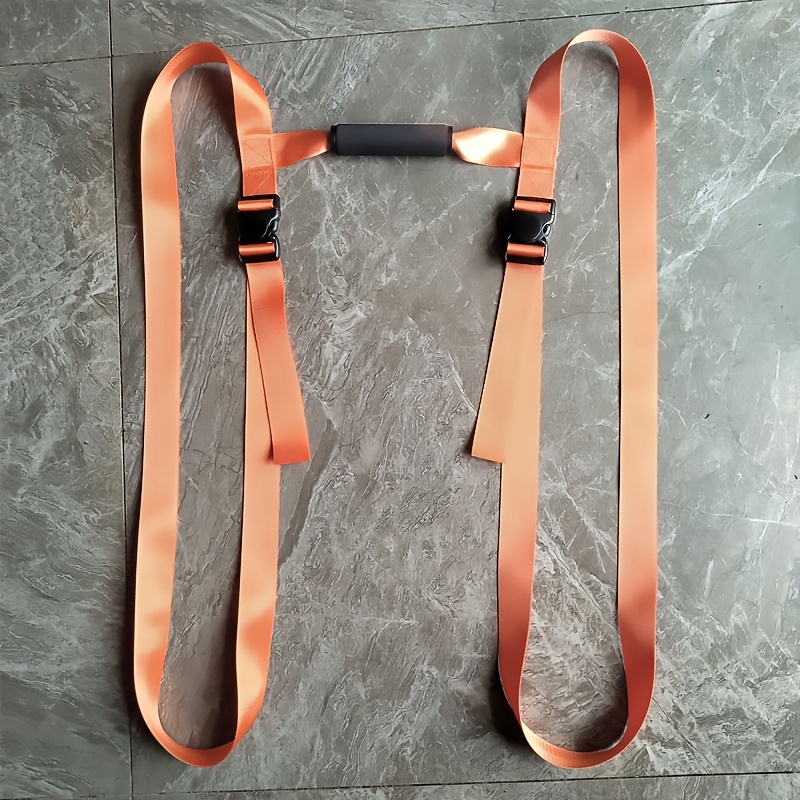 TEMU Poignée de chariot portable de type boîte, sangle de poignée portable réglable, conçue pour faciliter le levage de plusieurs sacs