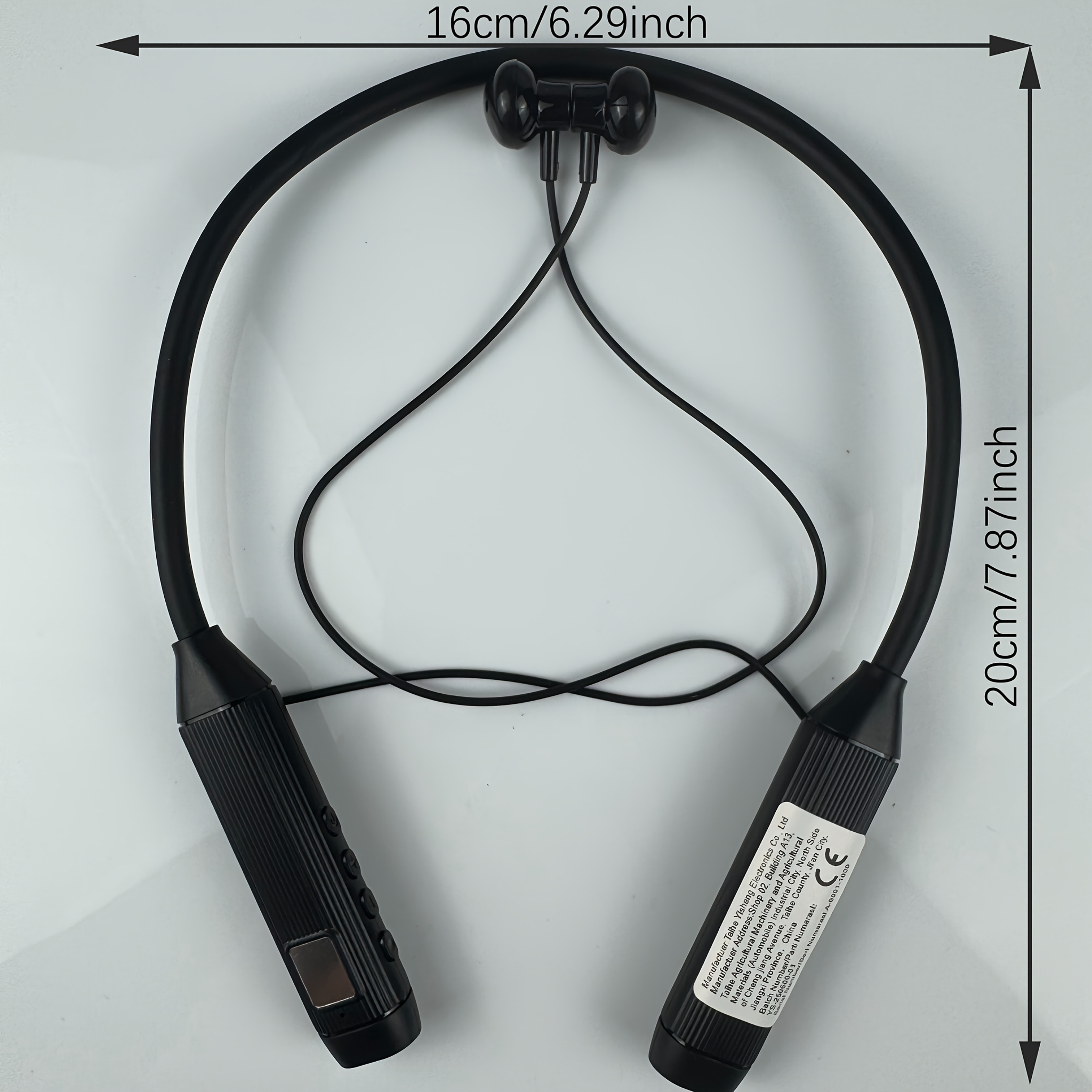   wireless earbuds 20 hour battery volume indicator type c charging 10m range 5 4 technology Product details 0