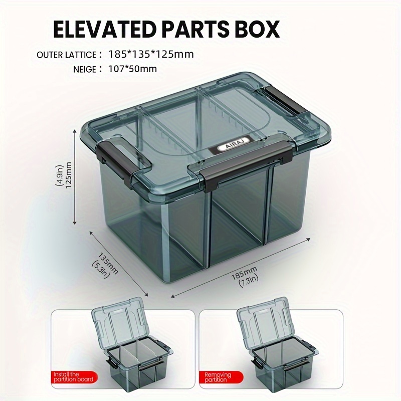 Parts Box Free Partition Pressure Resistant Durable - Temu
