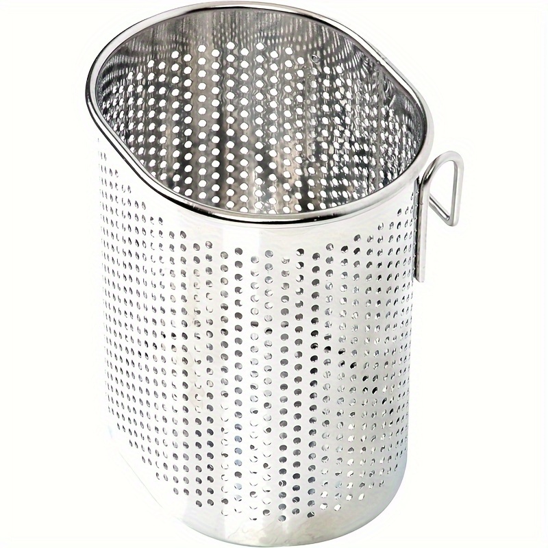 

Stainless Steel Utensil Holder - Rust Proof Kitchen Cutlery And Chopstick Drying Rack, Dishwasher Safe Silverware Drainer Basket With Drain Holes