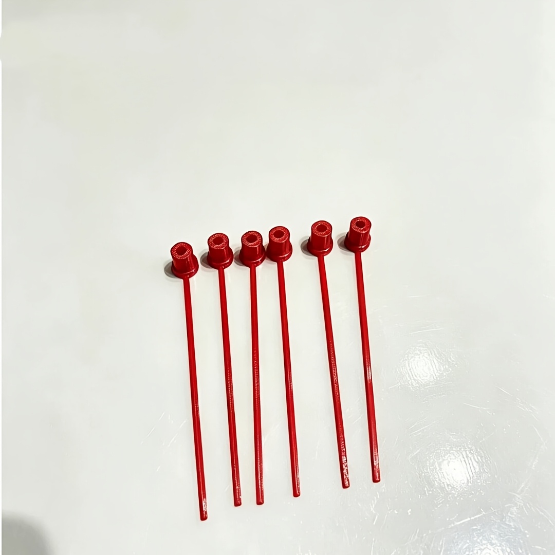 TEMU Gas Can Extension Spray Wand! This Extension Rod Is Awesome! 11.5cm Shaft, Reaches Of The Can To Squeeze Out Of Gas. In Black And Red, Pack Of 6