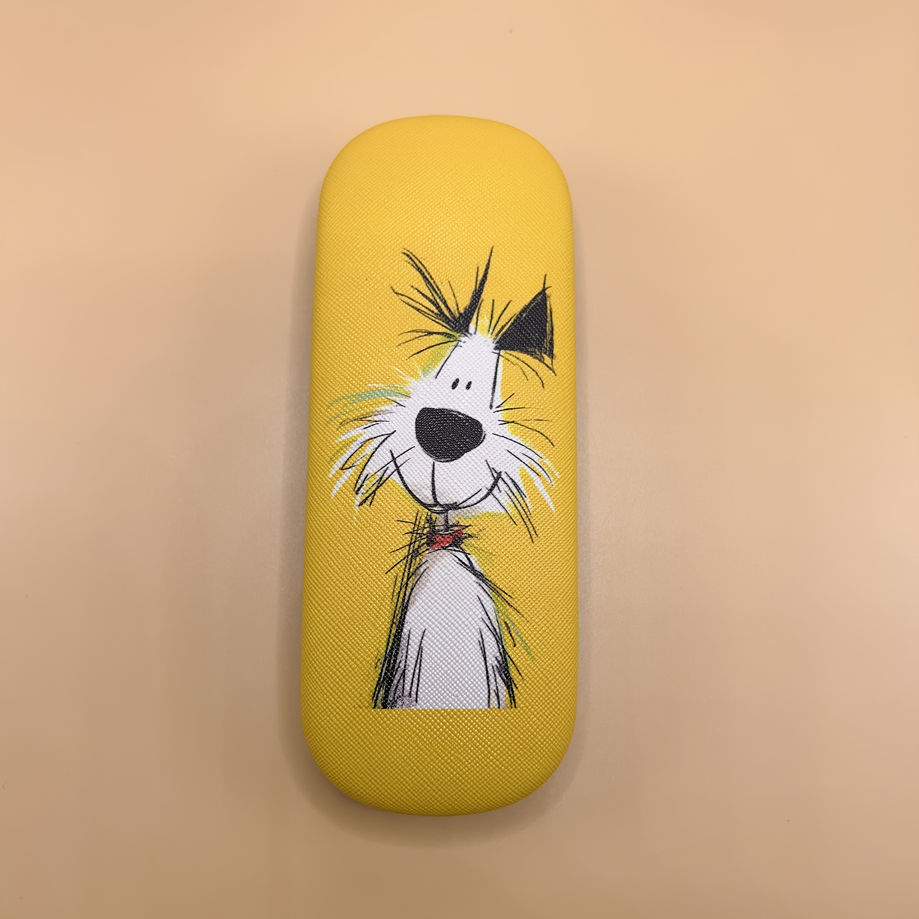 Image of Cartoon Cute Dog Eyeglass Case, Unisex For Men And Women, Stylish, Pressure-resistant, And Drop-proof Eyeglass Case