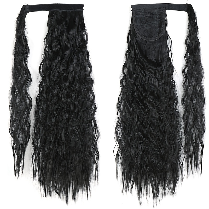 TEMU Accessoire de Cheveux à Attache, Mèche Longue Ondulée Inspirée des Cornrow. Facile à , Se pour du Volume. Conçu Spécialement , Idéal pour Tenue