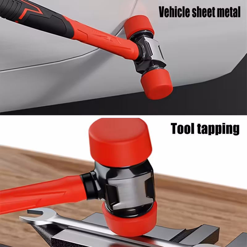 2025 new installation hammer non rebound rubber mallet surface friendly rubber hammer solid rubber mallet wrench rubber hammer tool installation tool suitable for floor laying tile installation woodworking and renovation projects for professionals and diy enthusiasts rubber hammer rubber mallet plastic hammer Product details 8