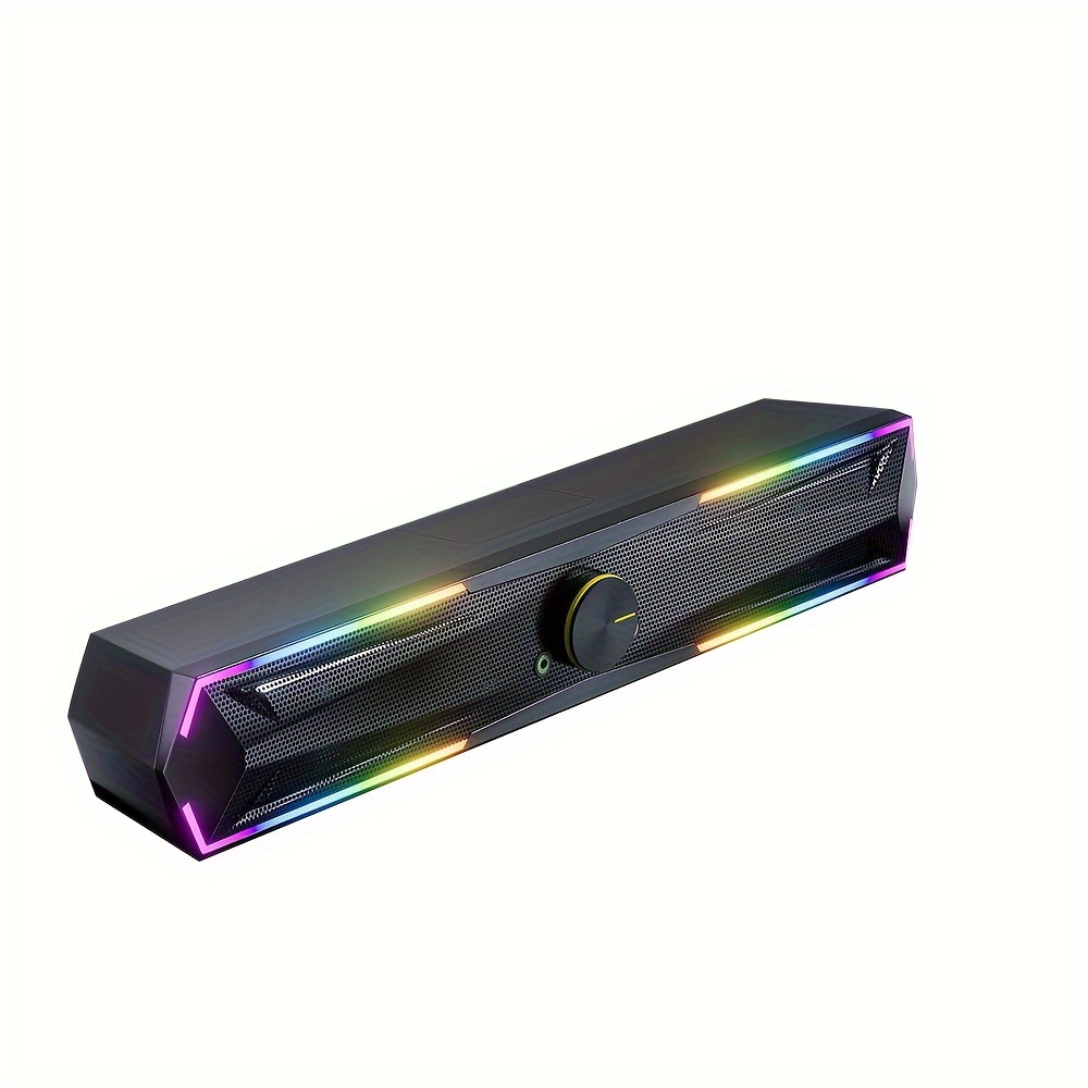 usb 1 line wired wireless computer speaker bar stereo sound subwoofer for macbook laptop notebook pc music player loudspeaker