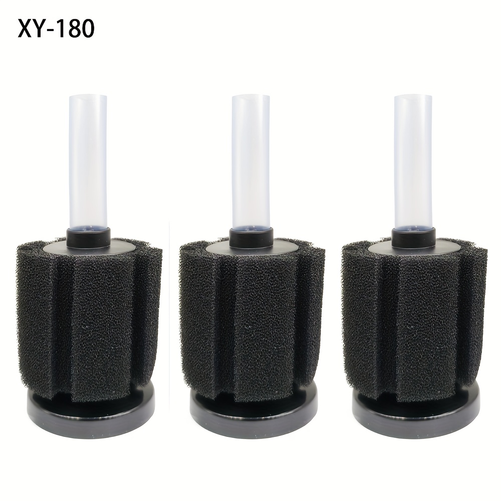 TEMU 3pcs Aquarium Bio Sponge Filter Breeding Fry Betta Shrimp Nano Fish Tank, 5 Different Sizes Of Filters Provide Mechanical And Filtration, Super