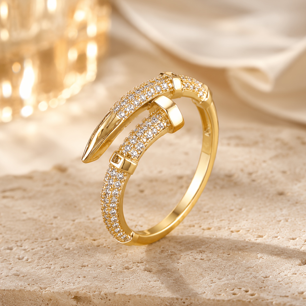 TEMU Bague et petite plaquée or , et simple, unisexe, pour un port , et polyvalente, convient pour les fêtes d'anniversaire, la Saint-Valentin, des