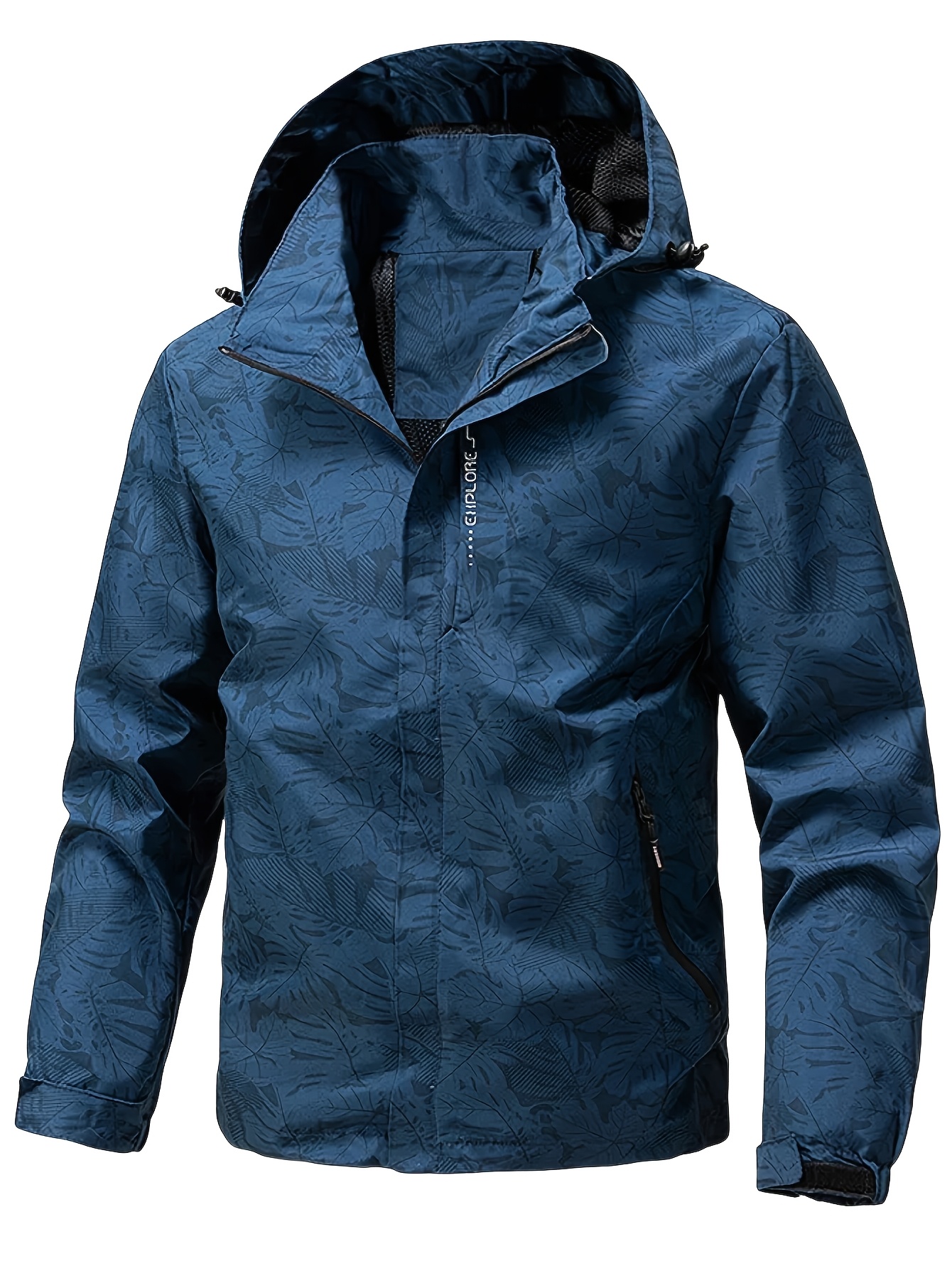 Lightweight Softshell Jacket for Men, Featuring Multiple Pockets And a Hood. This Casual Long-Sleeve Coat Is Perfect for All Seasons, Ideal for Hiking And Camping, with a Sleek Design And Durable Zipper Closure
