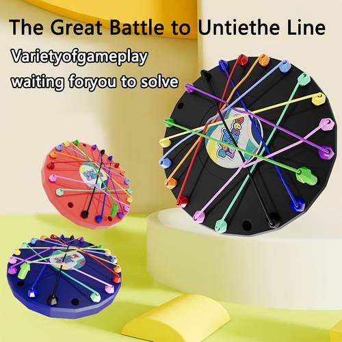challenge board game toy educational and thinking development for children parent child activity toy rope color random