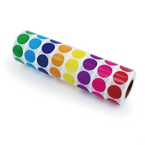 item picture 4000pcs 3 4 inch stickers round labels 8 for office student classroom 3 4 inch