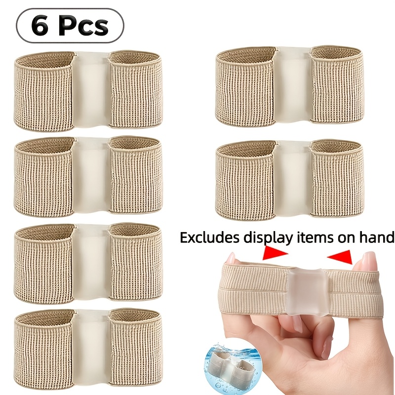 TEMU Accessoires de chaussures unisexes, protège-orteils (lot de 6), protège-orteils, protège-gros orteils