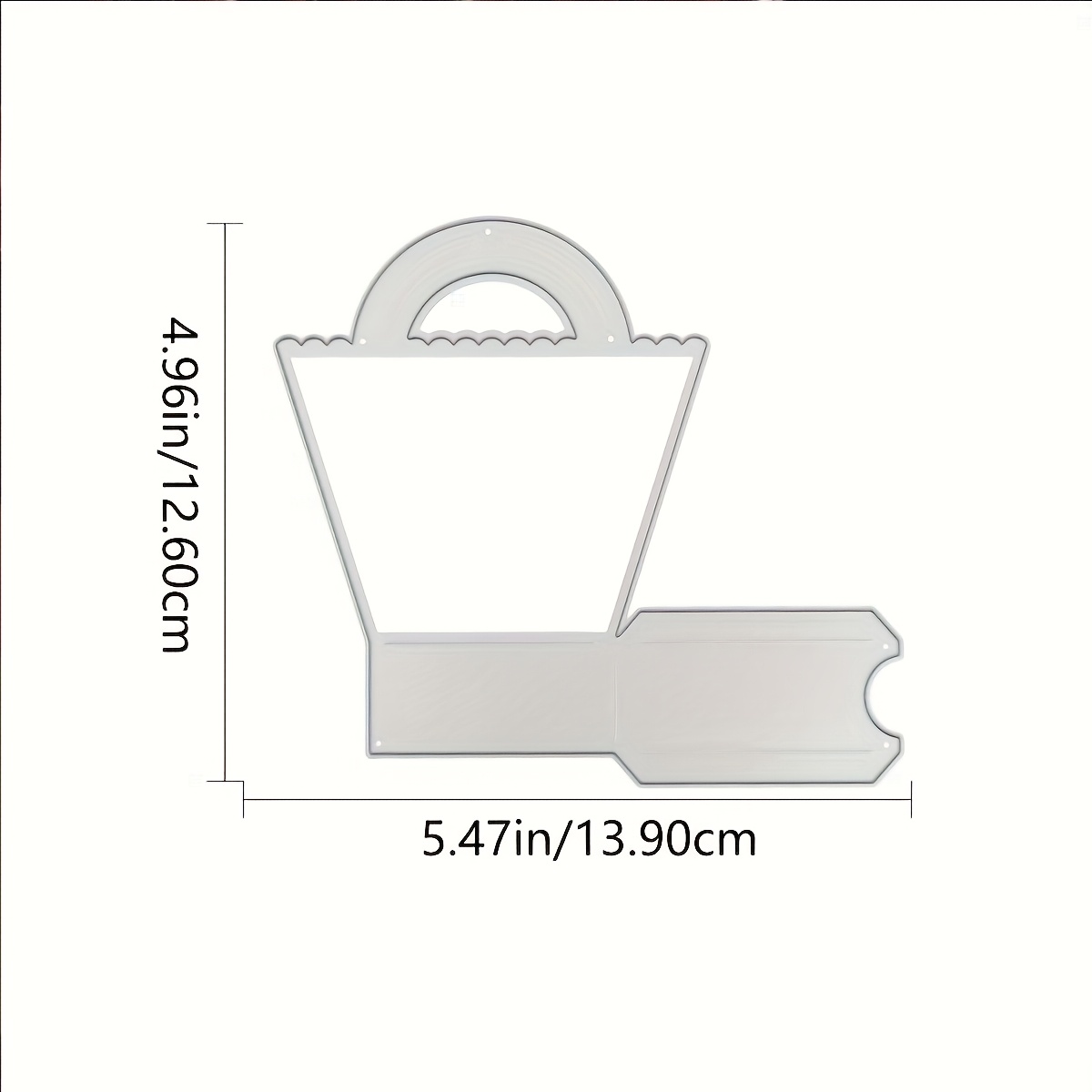 TEMU Metal Die-cut Gift Boxes Valentine's Day & Christmas Gift Boxes Wedding Card Die-cut Templates & Photo Album Decorations Embossed Paper Card