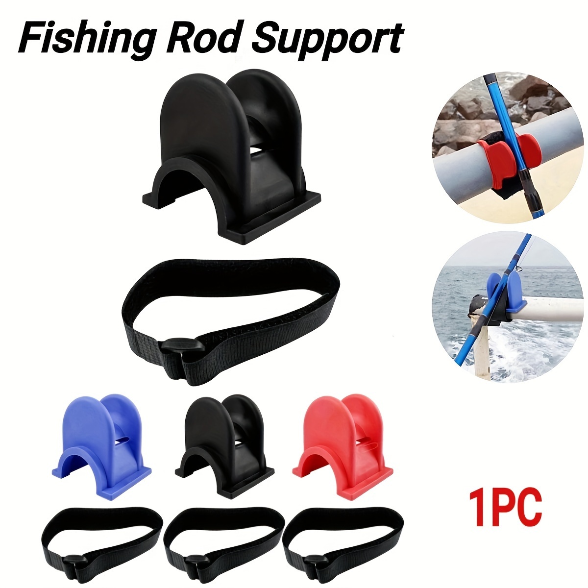 Portable Fishing Rod Holder Wall Mounted Vertical Fishing - Temu