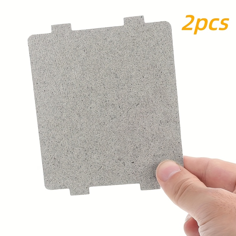 TEMU 2 piezas de placa de mica - Cubierta universal para guía de ondas de microondas, accesorio de utensilio de cocina resistente al y no , como