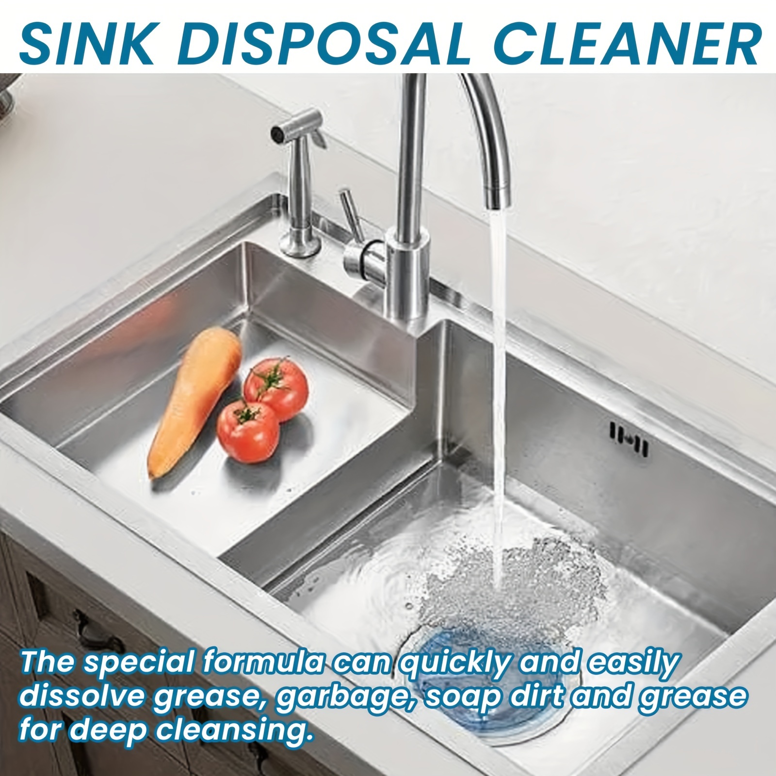 Jue Fish Garbage Disposal Cleaner Extra Strength Cleaning Solution For All Waste Disposals 24