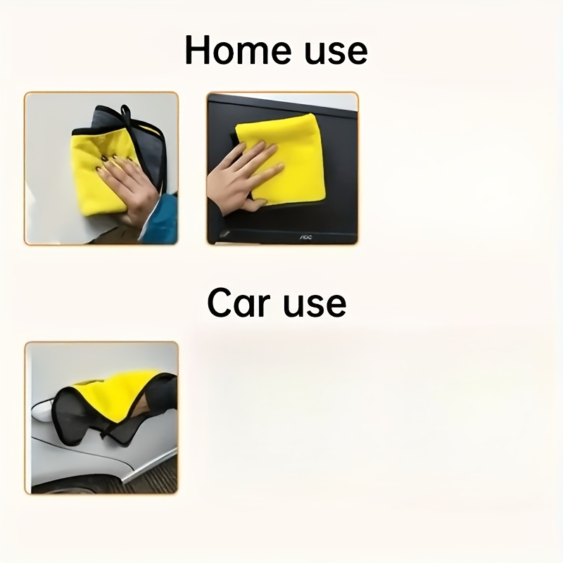 High Absorbency Double-Sided Cleaning Towel for Vehicles