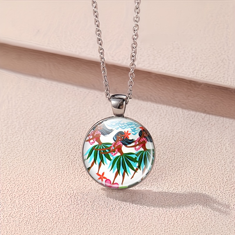 4pc Tropical Style Hawaiian Dancer Decorative Jewellery Set