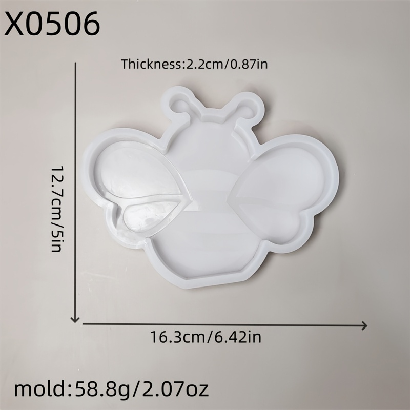 3d Bee-themed Silicone Mold For Diy Candles & Home Decor - High-quality, Durable Crafting Mold For Epoxy Resin, Gypsum, And More - Honeycomb & Bee Designs, Candle Making Molds Silicone