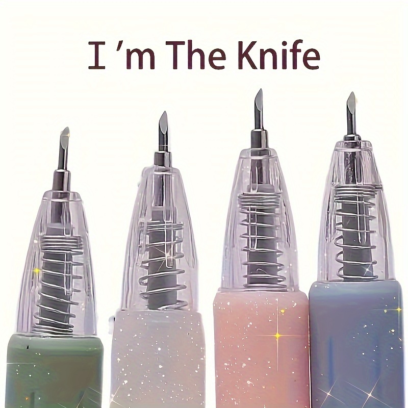 6pcs retractable craft knife pen carving paper knife arts - Temu