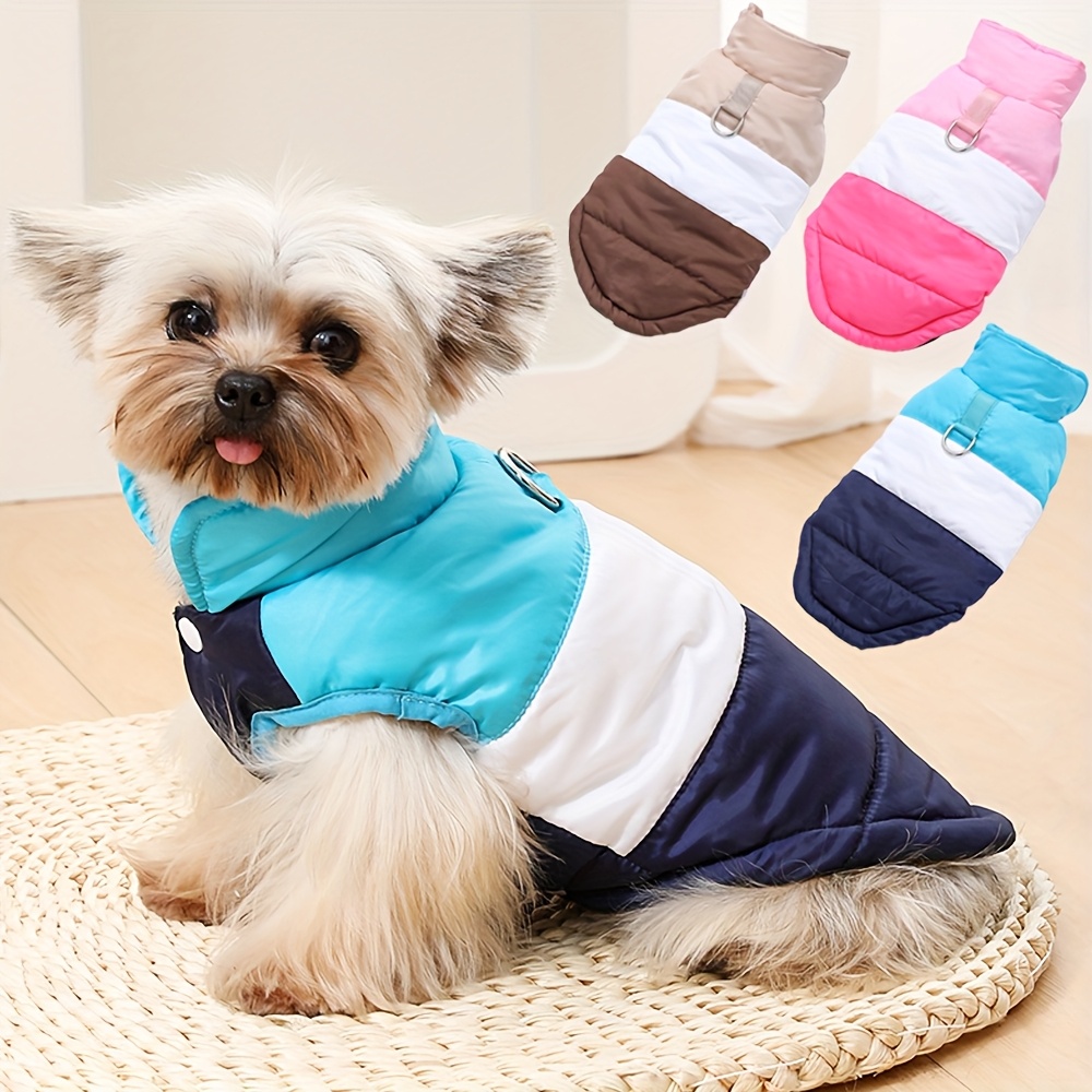 Dog Coats Chihuahua Clothes Canada 1pc Of Color Pet Coat With Pull