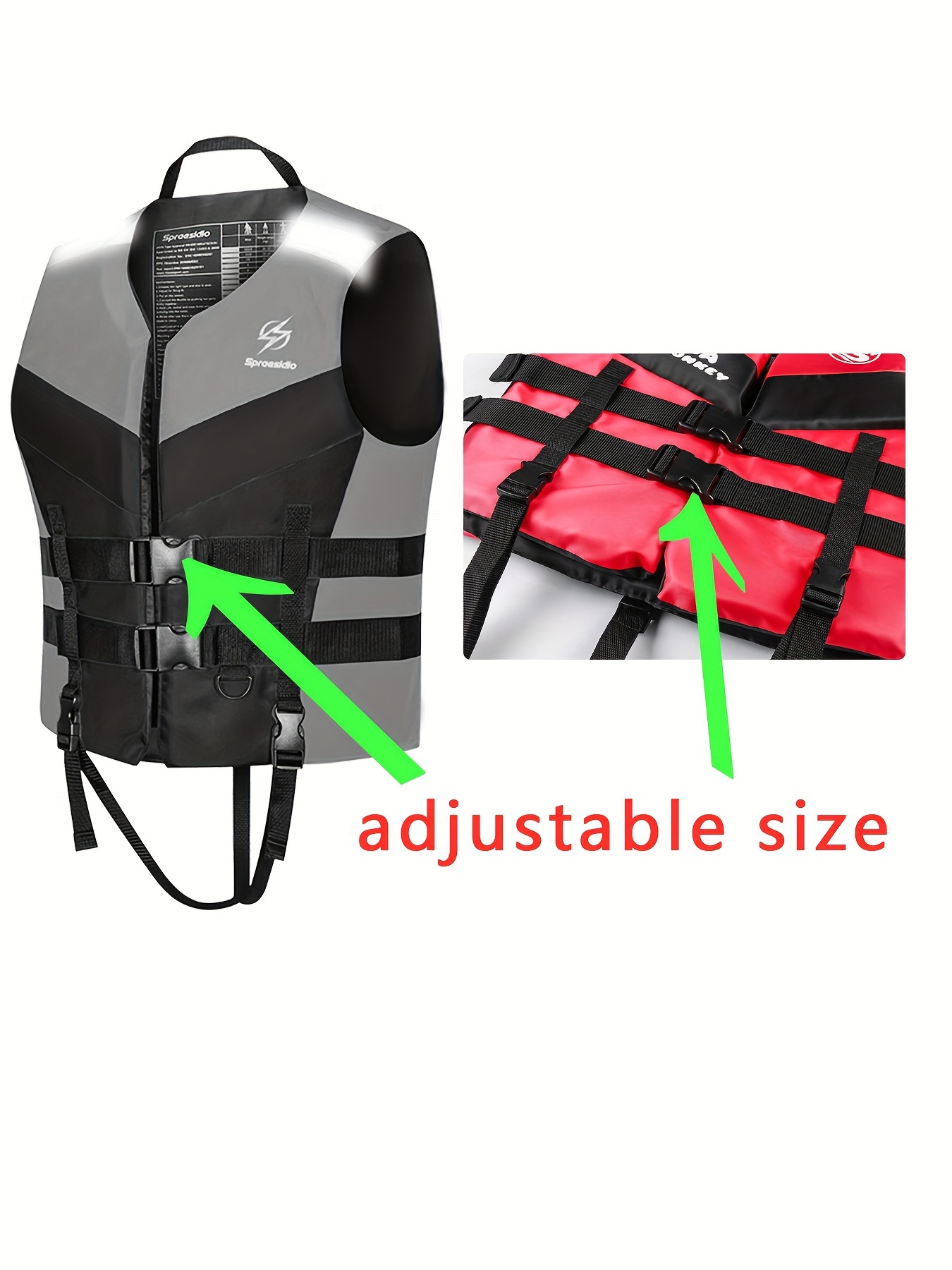 Hisea Life Jacket Outdoor Drifting Swimming Snorkeling - Temu Canada