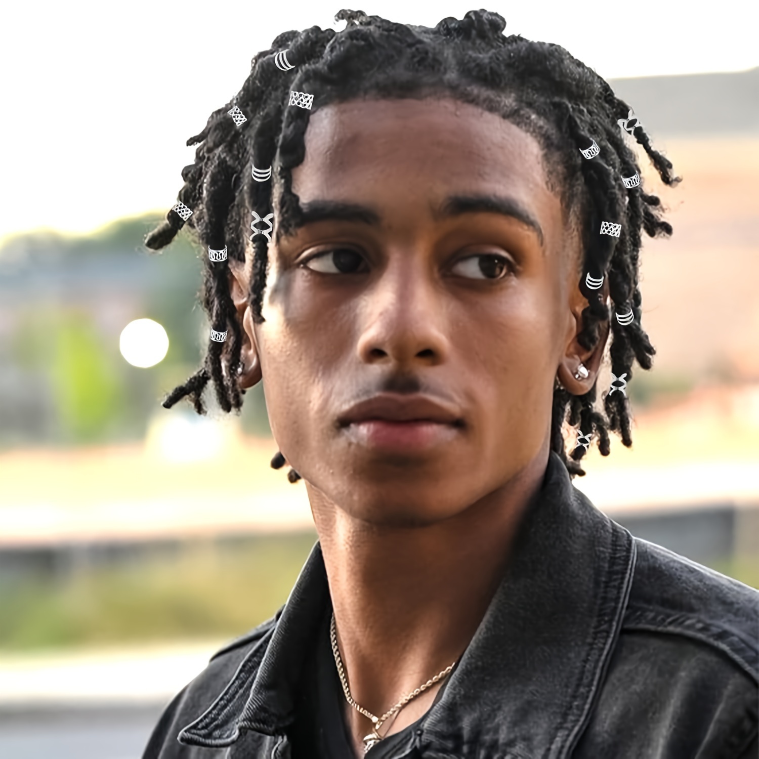 50pcs alloy hair jewelry braids dreadlock accessories metal Temu