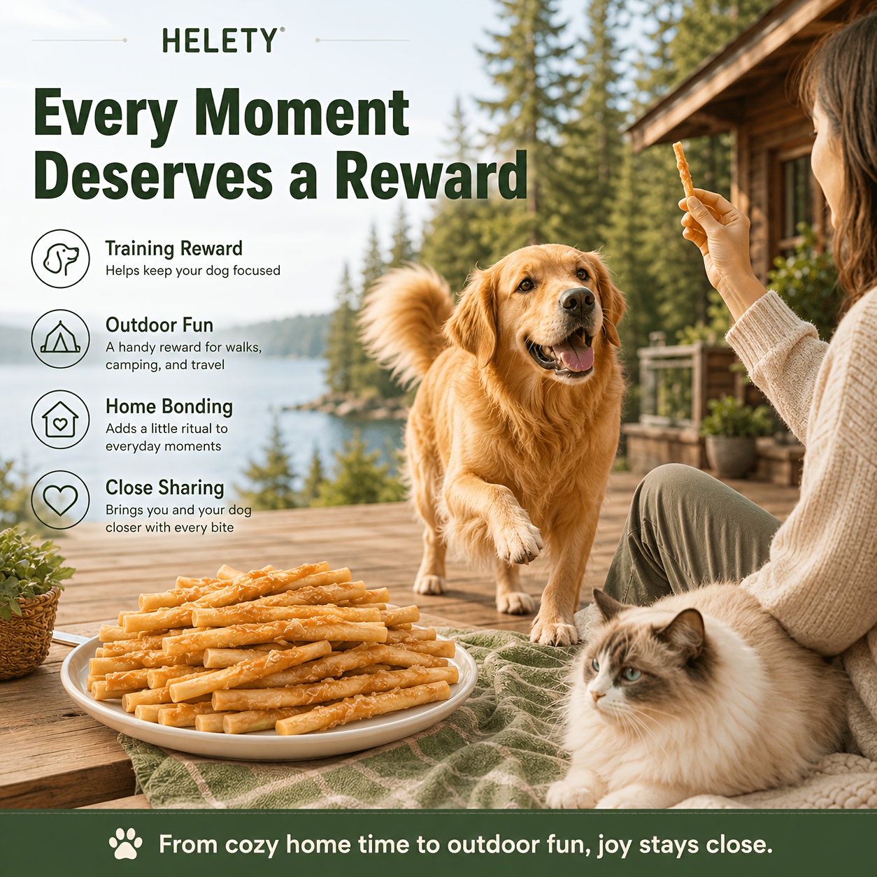 collagen   dental treats tender meat strips suitable for labradors and golden retrievers     teeth a training reward suitable for small medium and large dogs as a   treat Product details 2