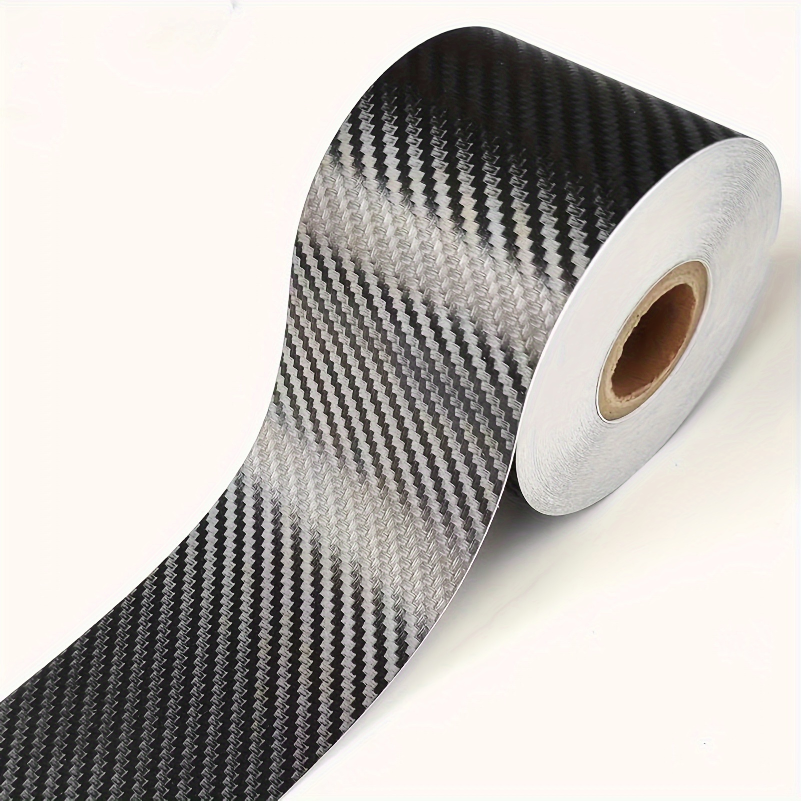 TEMU 3d Carbon Fiber Car Wrap Universal Car Door Protection Film Suitable For Wheel Eyebrows