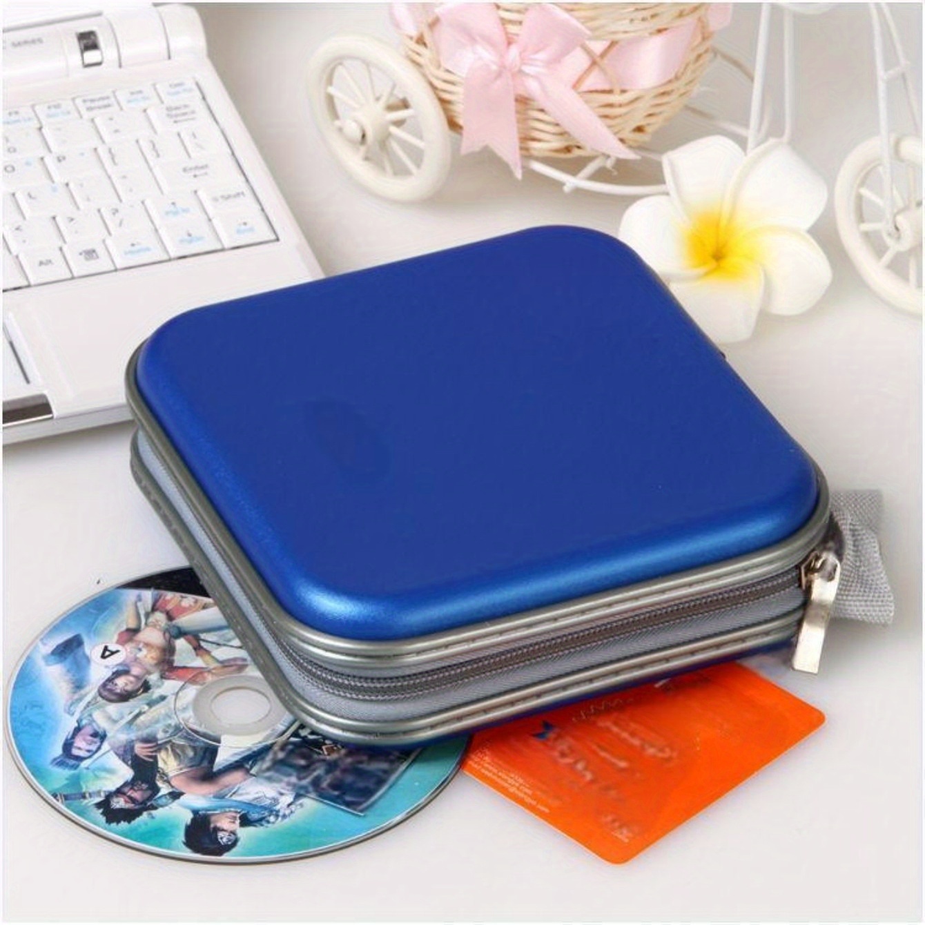 34-slot Cd/dvd Storage Case, Convenient Disc Organizer For Vehicle/home/work/travel, In Colors, Perfect For Mother's Day