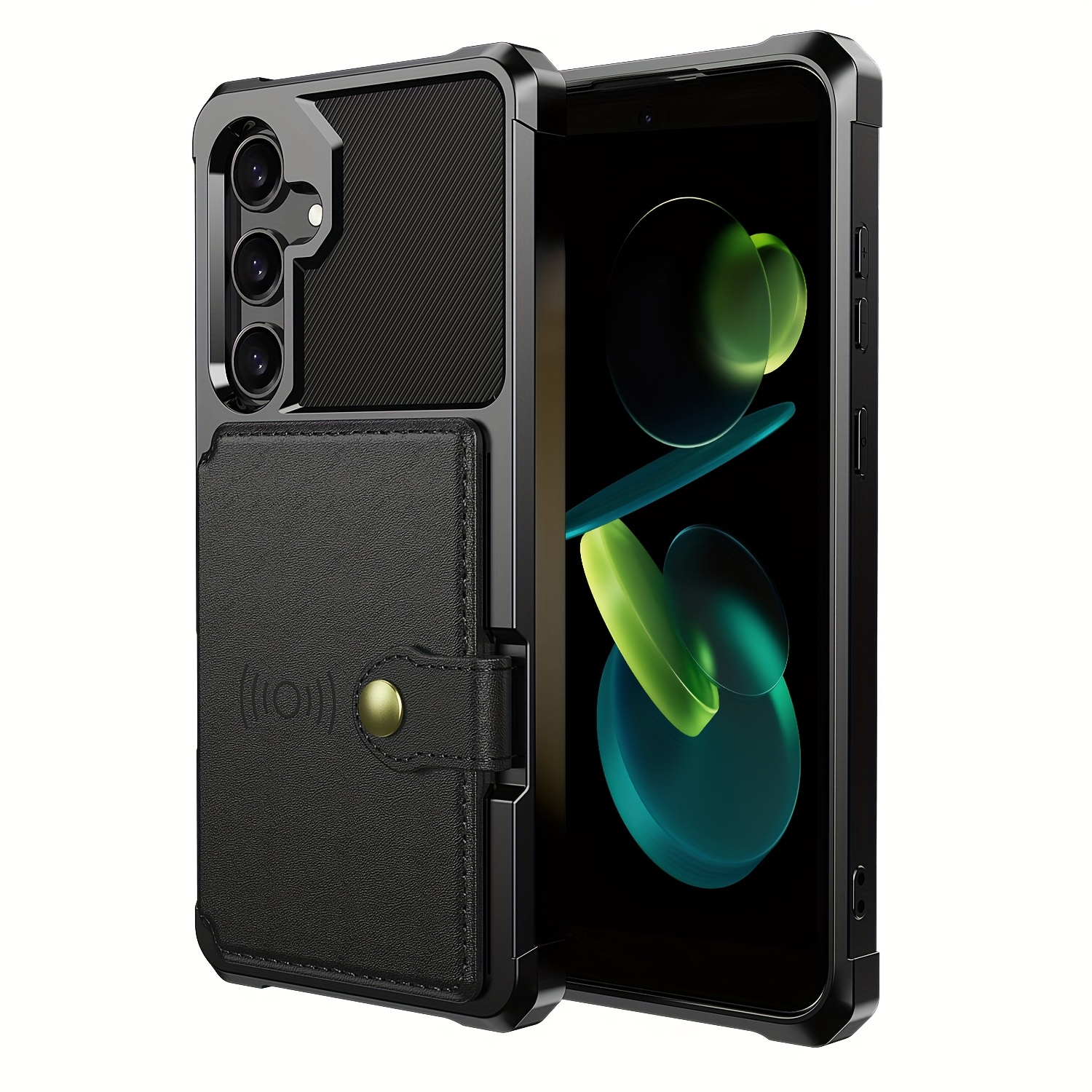 TEMU Phone Case - Creative Phone Case For A56 With Card Holder For Cards And , Compatible, Protective Case For Galaxy A36, Drop-resistant For A55,