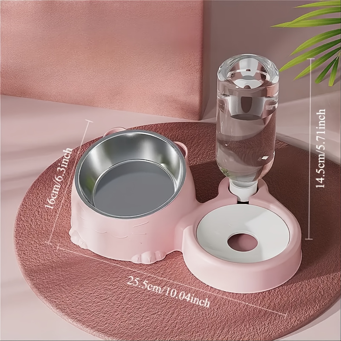 2-in-1 Sanrio Hello Kitty Stainless Steel Gravity-Fed Pet Bowl... product image 12