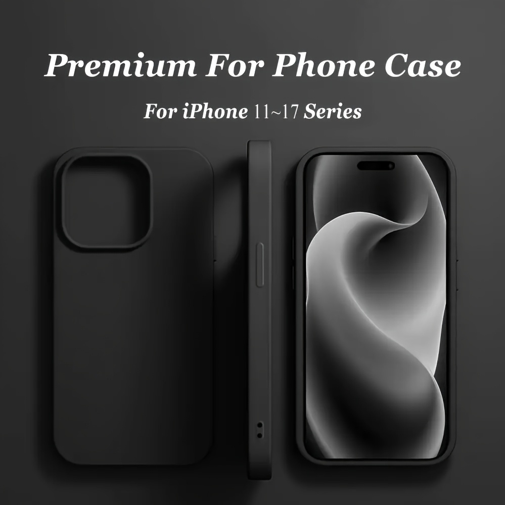 Phone Case: Original Luxury Minimalist Solid Color Phone Case, Suitable For Iphone 17 11 12 13 Series, Matte Y Premium Phone Case