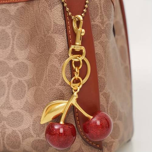 fashionable cherry keychain cherry bag charm exquisite pendant