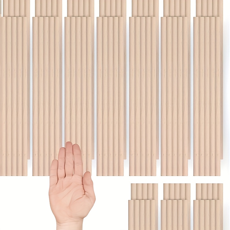 20 30   50   100pcs natural bamboo dowels for diy crafts smooth durable unfinished bamboo     sizes   handmade projects models and   0