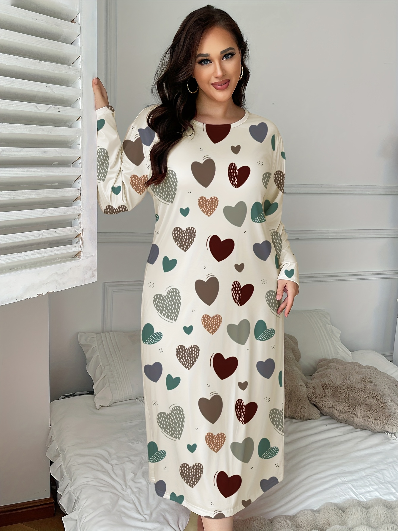 oversized sleep dress dazeni Oversized Sleep Dress for Women Short Sleeve Nightgown with Pockets  Loose Casual Crewneck Nightdress Soft Loungewers House Dress Navy XXL