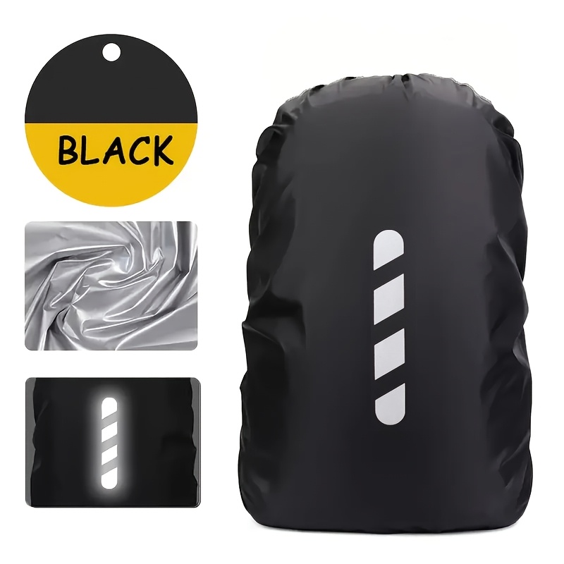 TEMU Universal New 35l Rain Cover For Backpack, Backpack Rain Cover High Quality Dustproof Cover For Hiking Camping Travel Backpacks, Outdoor Hiking