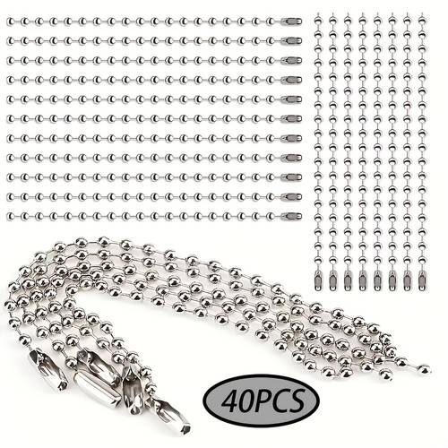 10cm bead keychain 10cm bead chain keychain ball chain pack