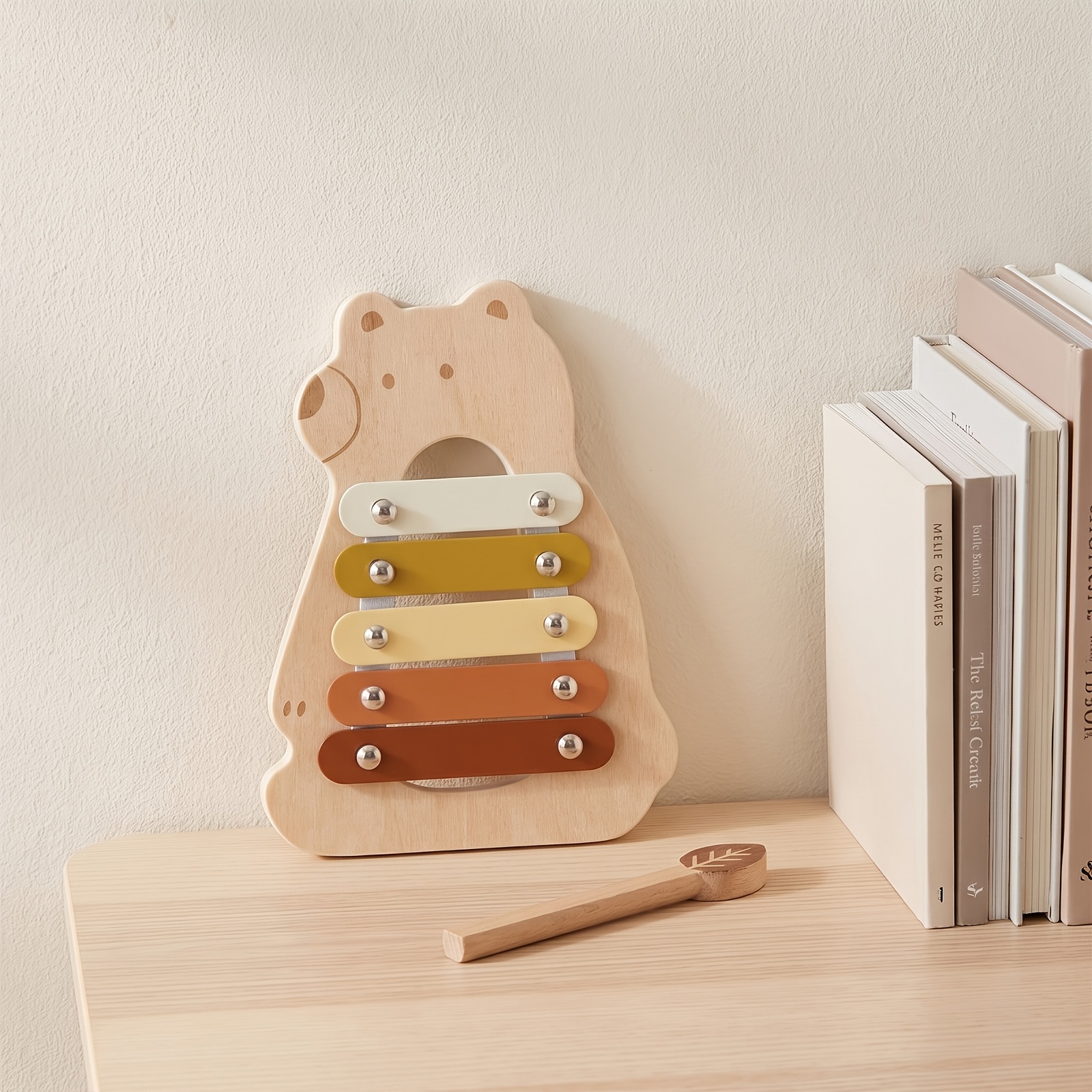 Cute Bear Sorting Toy for Early Education and Auditory Development