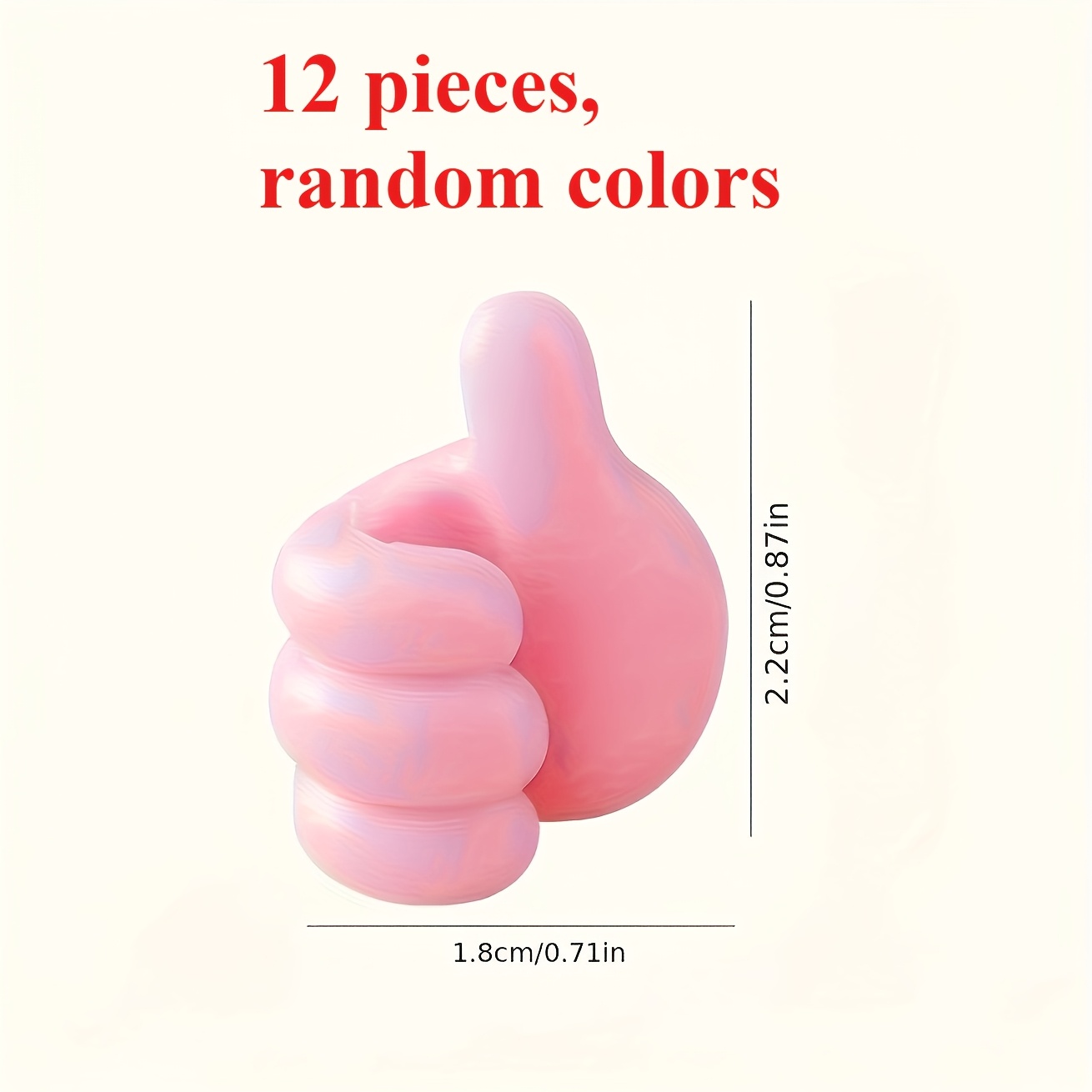 TEMU Lot de 12 clips de câble collants aléatoires de main/autres - Attaches de câble en plastique antidérapant pile pour organiser les de téléphone,