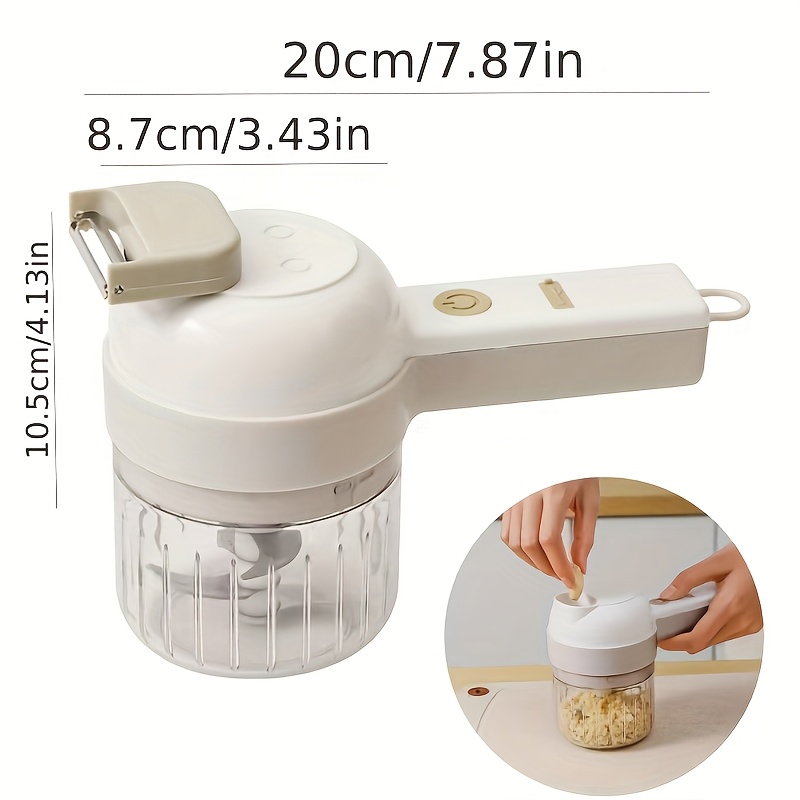 wireless portable multi functional electric food processor handheld vegetable chopper   to   for vegetables   kitchen gadget Product details 1